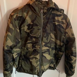EUC spiewak men’s camo jacket medium reversible